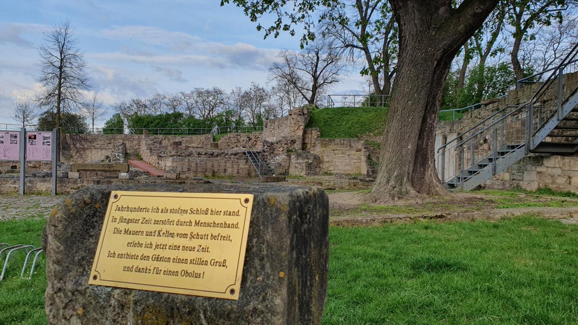 Ferienwohnungen An Der Schlossruine Herbsleben Exterior foto